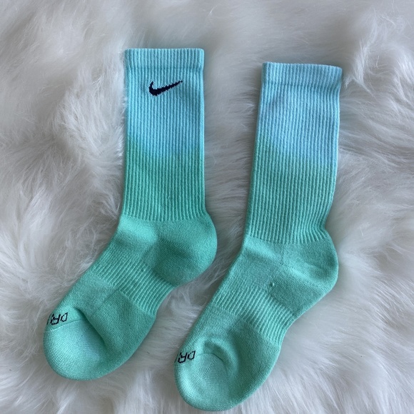 【Tiffany Blue Color】Nike Everyday Plus Cushioned Crew Socks (2 Pairs) - Picture 5 of 6